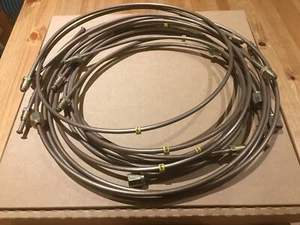MG Midget & Sprite LHD Brake Pipe Line Set Kit Cupro Nickel 3502L - Picture 1 of 3