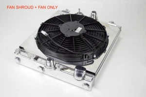 CSF All-Aluminum Fan Shroud w/12in SPAL Fan Fits 92-00 Honda Civic - Picture 1 of 10
