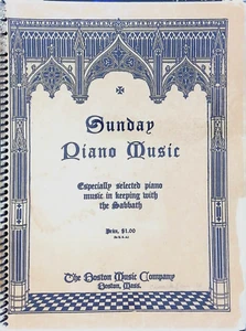Sunday Piano Music Songbook Intermediate Solos Sabbath Songs Sacred Religious - Picture 1 of 5