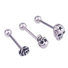 3 Pcs Tongue Jewelry Body Flower Drop Earrings Jewlery Bar Accessories