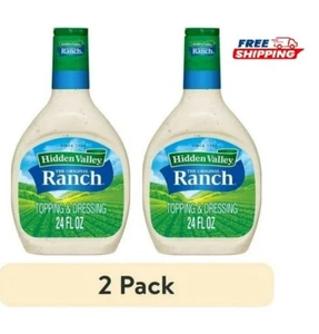 (2 pack) Hidden Valley Original Ranch Salad Dressing 24 Ounce Bottle - Picture 1 of 4