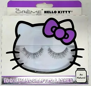 Limitierte Auflage The Creame Shop Hello Kitty handgefertigte falsche Wimpern Au Naturel - Bild 1 von 4