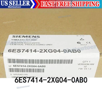 New Siemens SIMATIC S7-400 CPU 414-2 6ES7414-2XG04-0AB0 6ES7 414-2XG04-0AB0 - Image 1 of 4