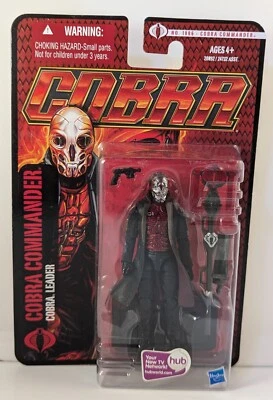 GI JOE Hasbro Cobra Commander No. 1006 - v44 2010 - FIGURA CARDADA 3,75" SIN USAR, EN CAJA Foto 1 de 3