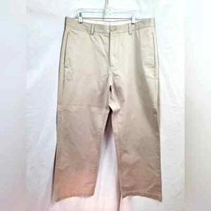 Gap Khakis Pantalone Uomo Vestibilità Classica Marrone 100% Cotone 36x30 - Foto 1 di 6