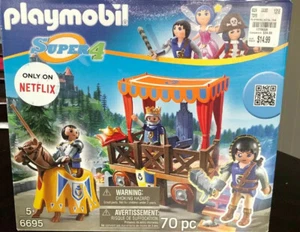 PLAYMOBIL Super 4 Royal Tribune With Alex Figure Building Kit 70 pcs "NEW" #6695 - Picture 1 of 5