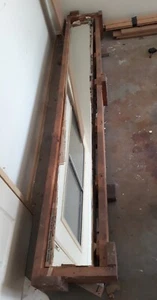Bevelled mirrored glass panels | 2230mm x 200mm | 28 available - Picture 1 of 6