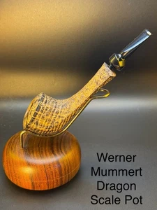 Werner Mummert Blasted Eskimo Dragon Scale Pot - Professionally Restored - Picture 1 of 7