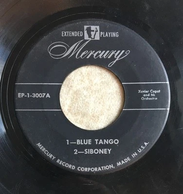 Xavier Cugat And His Orchestra, Dance With Cugat, (7", EP, Bla), NM or M-, 35843 Foto 1 de 3