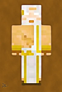Zeus "Minecraft" Original Pop Art Druck - 13 x 19 Poster - Bild 1 von 1