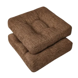 Cojines de silla para sillas de comedor, juego de 2 cojines de silla de cocina, cha... - Imagen 1 de 7