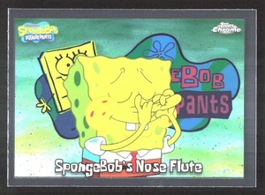 2025 Topps Chrome SpongeBob SpongeBob's Nose Flute #200 - Picture 1 of 2