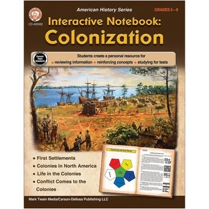 Mark Twain Colonization Interactive Notebook, Social Studies for Grades 5 an... - Picture 1 of 1