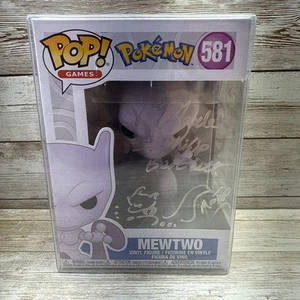 FIRMADO Jay Goede (también conocido como Philip Bartlett) MEWTWO Funko Pop #581 - ¡Voz de Mewtwo! - Imagen 1 de 10
