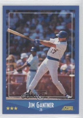 1988 Score Factory Set High Gloss Jim Gantner #197 - Image 1 of 2
