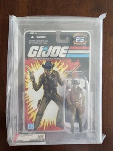 Hasbro GI Joe 25th Anniversary Helicopter Pilot Wild Bill Action Figure AFA 90U - Picture 1 of 1