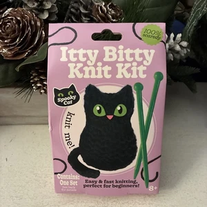 Itty Bitty Strickset - Spooky Cat die schwarze Katze - Bild 1 von 2