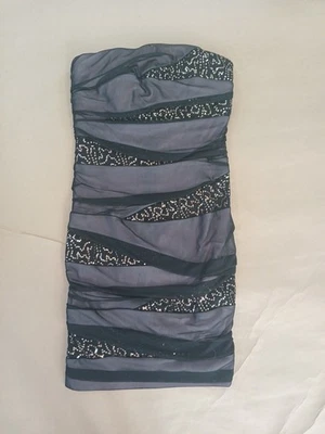 Vintage Y2K I.N. San Francisco Strapless Mini Dress Size 5 Whimsigoth Party  - Image 1 of 4