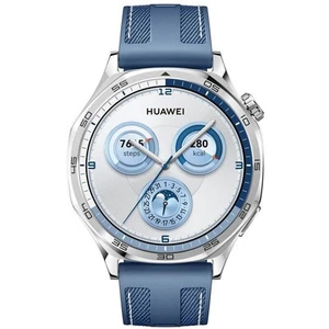 HUAWEI Uhr GT5 46mm Blau gewebt 55020DKH - Afbeelding 1 van 4