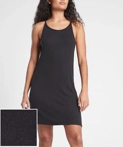 VESTIDO DE DORMIR ATLETA MUJER NEGRO SIN MANGAS SUAVE BIEN DESCANSADO ACANALADO Talla M NUEVO - Imagen 1 de 3