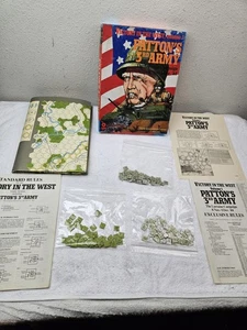 SPI BRETTSPIEL PATTON'S 3RD ARMY VICTORY IN THE WEST 1979 KOMPLETT - Bild 1 von 9