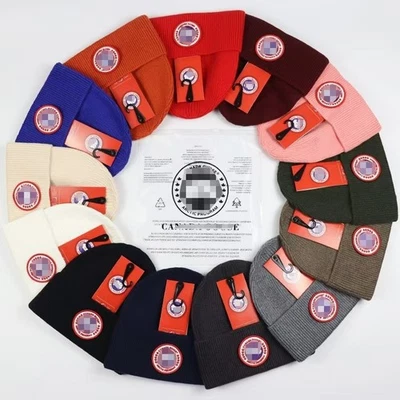 CANADA GOOS Women Winter Hat Beanie Unisex Black White Pink Grey Winter Hat Mens CA Goose