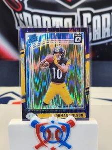 Amortiguador Donruss Optic Purple Prizm Roman Wilson 2024 clasificación novato #285 - Imagen 1 de 2