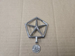 Dodge Chrysler Plymouth OEM Chrome 3" Hood ornament Topper Emblem Badge Logo - Picture 1 of 7