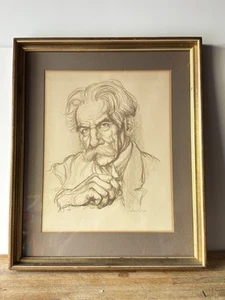 Albert Schweitzer Signed Lithograph - Picture 1 of 8