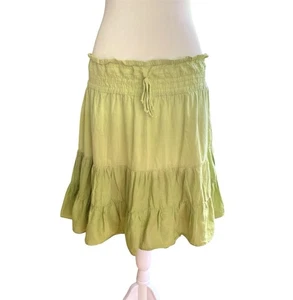 Vintage Wet Seal Skirt S Tiered Knee Length Peasent Boho Cottage Prairie Fairy - Picture 1 of 8
