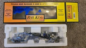 Rail King 30-7624 Auto Transport Flat Car w/Ertl '64 Chevy Corvette - Looks NIB - Picture 1 of 1
