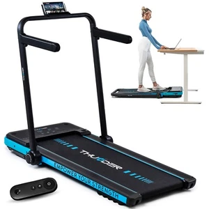 THUNDER® IMPACT-LIME Elektrisches Laufband 10km/h LED Klappbar Heimtrainer 130kg - Bild 1 von 8