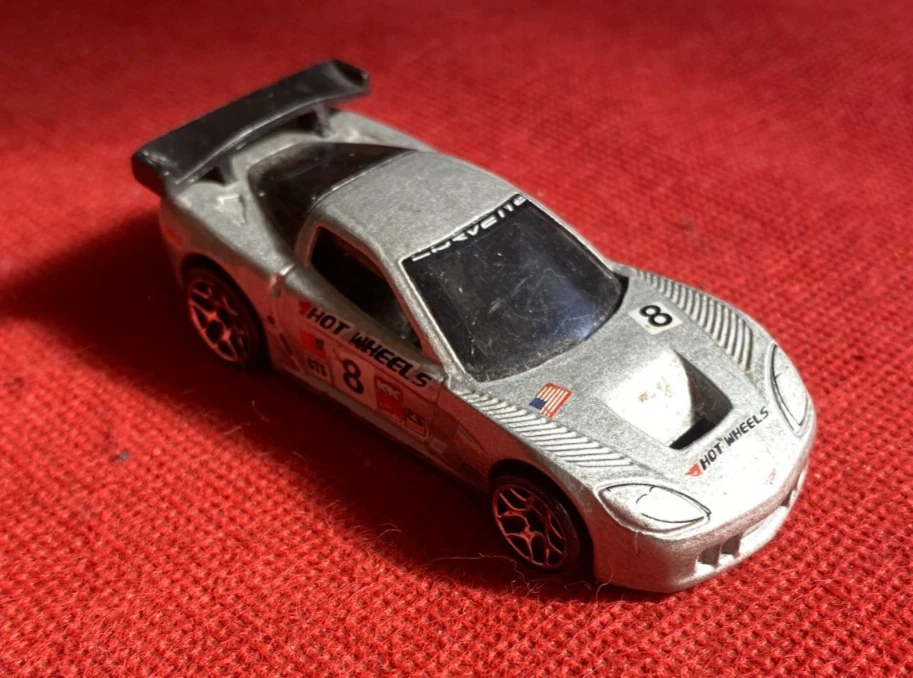 HOT WHEELS Modellino Auto CORVETTE C6-R in metallo Grigio - Immagine 1 di 3