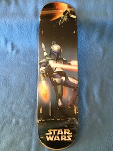 JANGO FETT Skateboard Deck Star Wars Episode 2 Sport-Fun 2002 - Picture 1 of 3