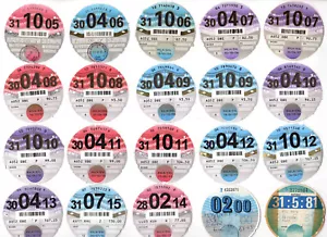 Lot of 20 Car Tax Discs 1 x 1981 19 x 2000s Original Vehicle Excise Licence VEL - Picture 1 of 2