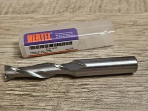 HERTEL 84213438 Cobalt Square End Mill 7/16" 2FL Uncoated - Picture 1 of 6