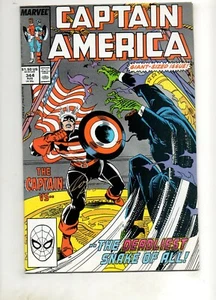 Captain America #344 SIGNED FRENZ, DWYER (Writer, Artist) NM 9.4 JOHN WALKER 323 - Picture 1 of 3