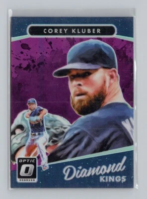 2017 Donruss Optic #8 Corey Kluber Purple - Image 1 of 2