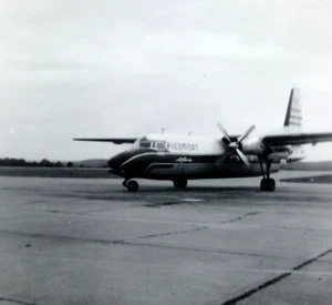 Piedmont Airlines Fairchild F-27 Photos Flight Line 3 Snapshots Original 1961 - Picture 1 of 5