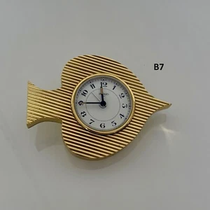 Stiluhr Von Büro / Zum Stellen Quarz - Spieß - Messing Golden - Jaccard - Bild 1 von 3