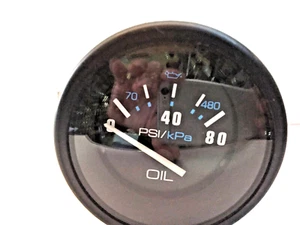 Teleflex® Eclipse Gauge oil pressure 0*80 psi FREE SHIPPING - Bild 1 von 1