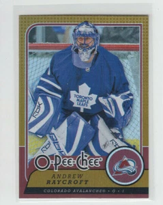 08/09 OPC Colorado Avalanche Andrew Raycroft Gold card #249 - Picture 1 of 2