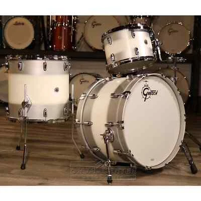 Gretsch Brooklyn 3 件套经典鼓套装银色 Mist Duco — 第 1/3 张图片