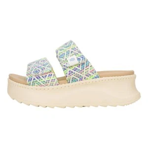 HEY DUDE DELRAY SLIDE SURF BAJA - BEIGE/BLU MULTI - 43210-4NY - Imagen 1 de 1