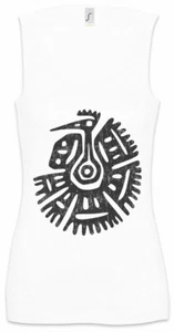 Maya Bird Symbol Damen Tank Top Mayans Tätowierer Vogel Tattoo Indianer Stamm - Picture 1 of 1