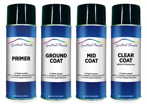 For Ford M7204A White Platinum Pearl Spray Paint Primer & Clear Compatible - Picture 1 of 3