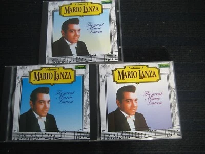 3 CD-Set  The Great MARIO LANZA  Volume 1 - 3  Neuwertig  Best of  Greatest - Bild 1 von 4