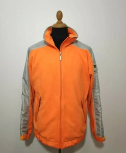 Wellensteyn Jet Jacket Men's Sz. M Windproof Orange Fleece Polyester Authentic - Picture 1 of 11