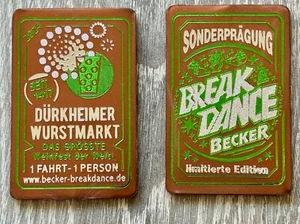 Fahrchip Karussell BREAKDANCE Sonderprägung 2024 - Kirmes Schausteller - Bild 1 von 1
