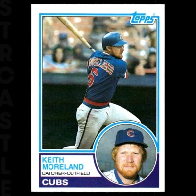 1983 Topps - Keith Moreland #619 Chicago Cubs ⚾ Baseball Card - Image 1 of 3
